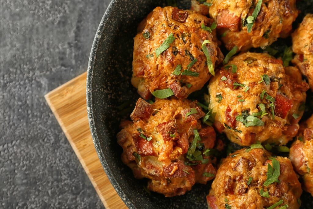 sausage balls with cream cheese