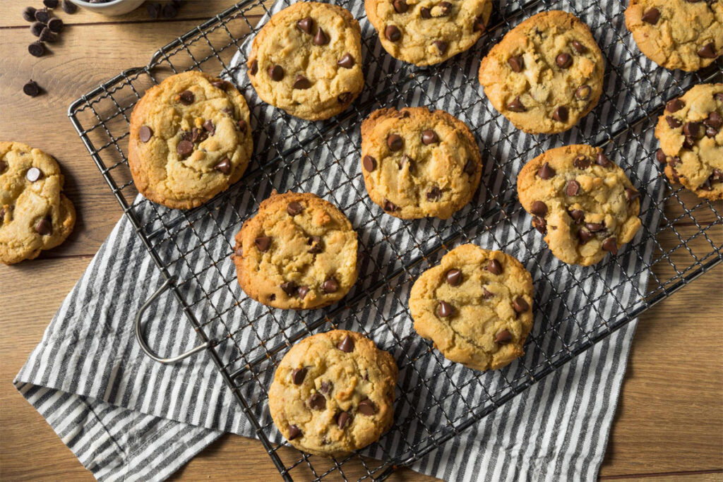 crispy banana cookies