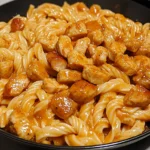 One-Skillet Creamy BBQ Chicken and Sausage Pasta